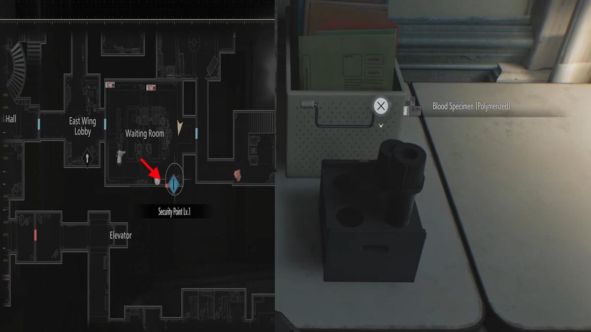Resident Evil Requiem Analyzer Blood Specimen Polymerized location